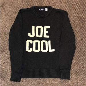 Gap Kids Peanuts Joe Cool Black Sweater - Sz XXL